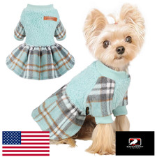 Dog Sweater Winter Clothes for Small Dogs Boy Girl Fall Puppy Dress Warm Fleece