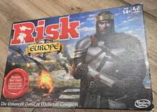 RISK EUROPE Strategy Board Game Medieval Conquest Hasbro Gaming Complete