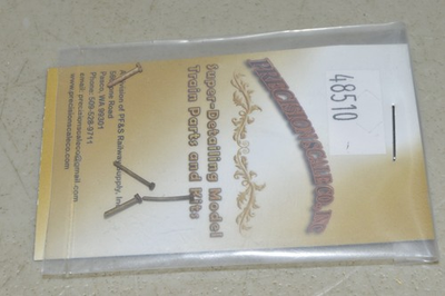 #ad HO steam locomotive PARTS brass Precision Scale Co 48510 hex head pin valve 4 $3.00