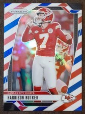 Harrison Butker 2024 Panini Prizm #144 Red White and Blue Chiefs