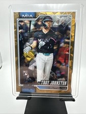 2026 Topps Baseball Series 1 Troy Johnston Gold Diamante /50 #317 RC