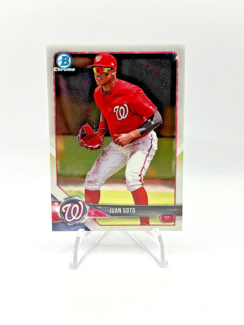 Juan Soto 2018 Bowman Chrome Rookie Card (RC) - LEGEND