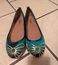 Akira Damen Ballerinas Slip-On Synthetik Tür...