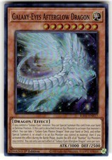 Galaxy-Eyes Afterglow Dragon - RA01-EN017 - Super Rare Yugioh! Holo Foil Nice!