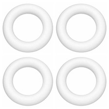 Polystyrene Ring Flat Backed choose your size 25cm 30cm 35cm 40cm 50cm Diameter
