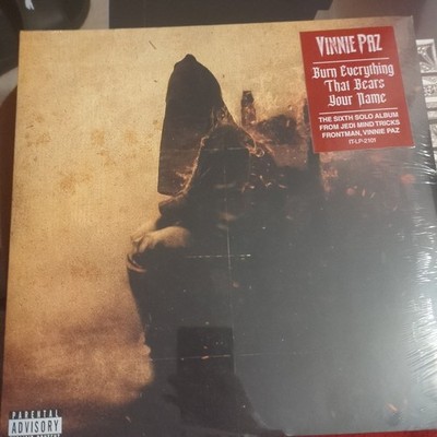 Vinnie Paz    Burn Everything That Bears Your Name 2LP NEW & SEALED ILL BILL