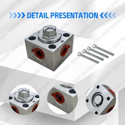 The three-way diverter valve fits most Chinese mini excavators