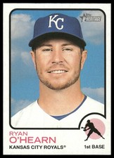 Ryan O'Hearn 2022 Topps Heritage #408 Kansas City Royals