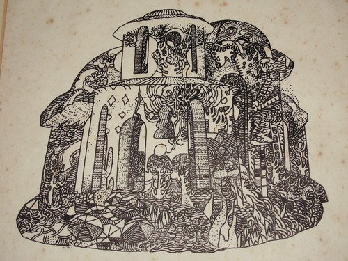 Original Zacron Modern Art Drawing (Led Zeppelin Cover Artist) The Magic Island - Picture 5 of 6