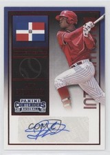 2015 Panini Contenders International Ticket Red Foil Luis Encarnacion Auto 1b3