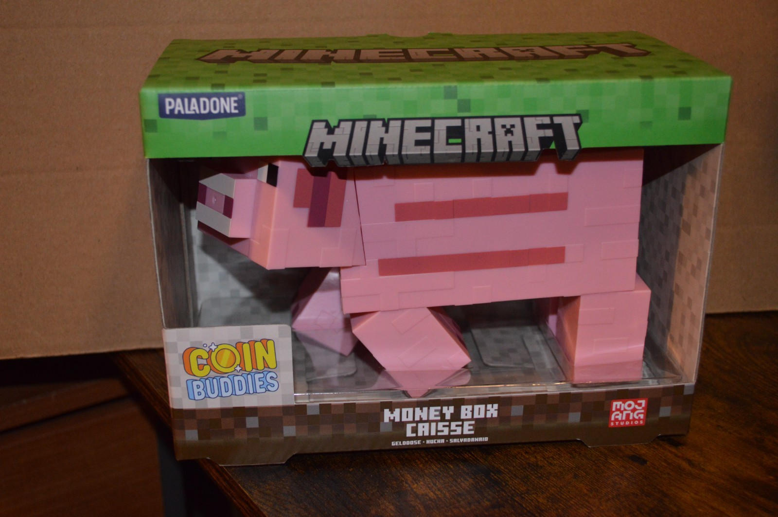 Hucha Minecraft PIG Mojang Paladone