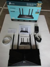 TP-LINK AX3000 DUAL BAND GIGABIT WiFi 6 ROUTER LOW LATENCY NOS DEMO UNIT