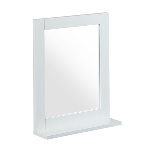 Espejo de pared espejo de baño espejo colgante espejo de pasillo cuadrado MDF 2,3 kg superficie de almacenamiento - Imagen 8 de 8