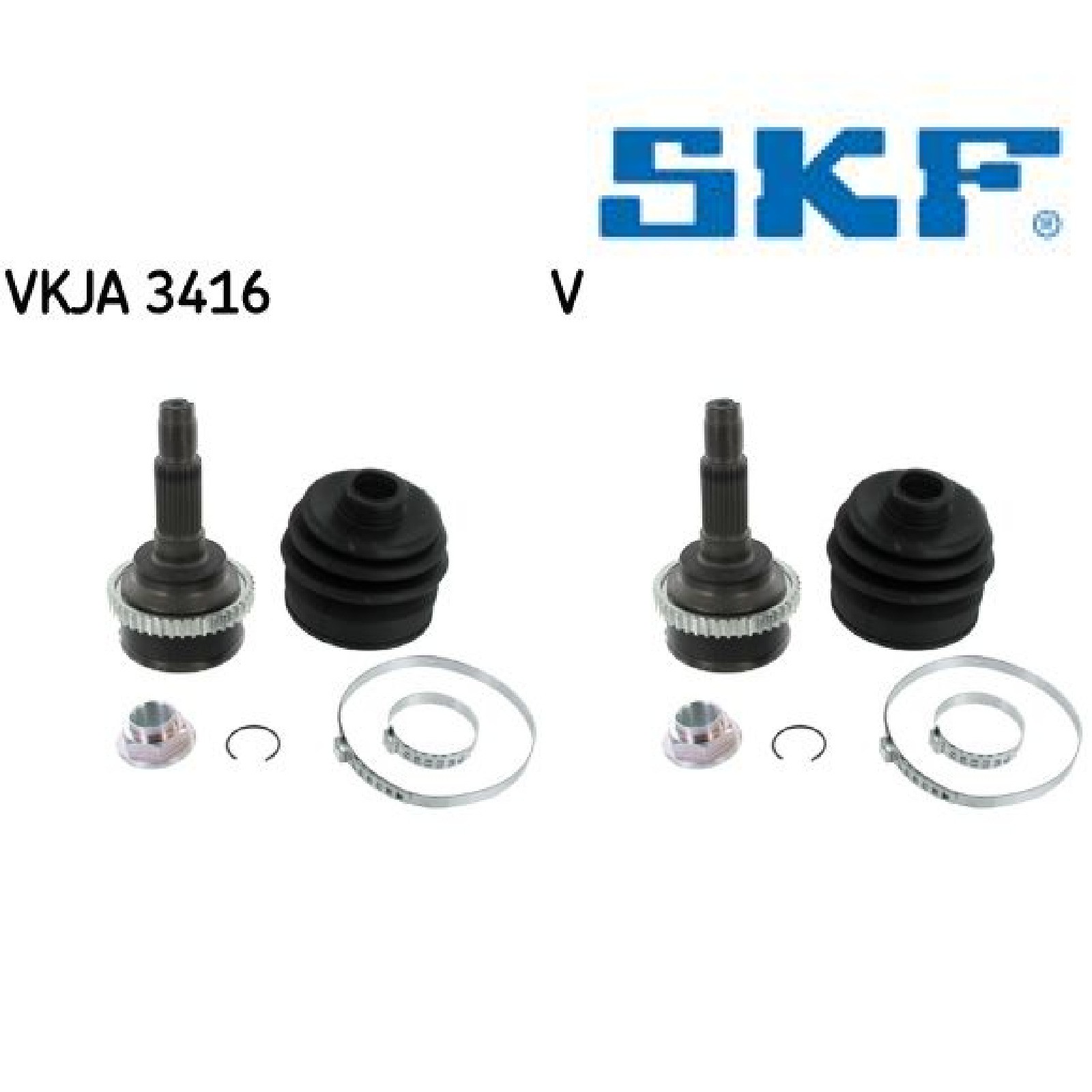 2x Gelenksatz für Antriebswelle SKF VKJA3416 2 Gelenksätze rechts links - Bild 2