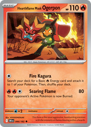 Hearthflame Mask Ogerpon 044/182 Destined Rivals