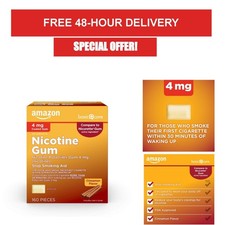 Nicotine Polacrilex Gum 4mg Cinnamon Flavor 160 Count Stop Smoking Aid