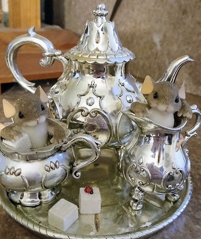 Fitz & Floyd Charming Tails "My Desire For You Will Never Tarnish" pre-owned