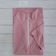 Tailored Sportsman ICEFIL Short Sleeve Ziptop Shirt - Rosebud/White/Silver