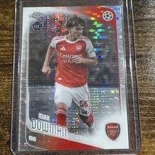 2025-26 Topps Chrome UCC UEFA Max Dowman Pulsar Prizm SP RC Arsenal 🔥🔥