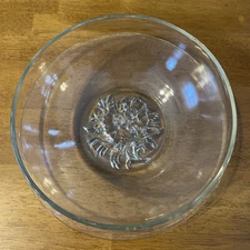 2 Piece Glass Plate And Bowl