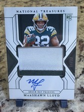 2024 Panini National Treasures - Rookie Patch Autographs Marshawn Lloyd #181 /32