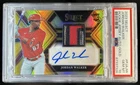 2023 Select Jordan Walker Rookie Jersey Auto RC Patch Gold Prizm #/10 PSA 10