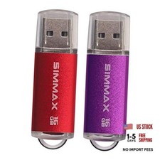 USB Flash Drives 2 Pack USB 2.0 Flash Drive Memory 16GB 16GB 2Pack Red Purple