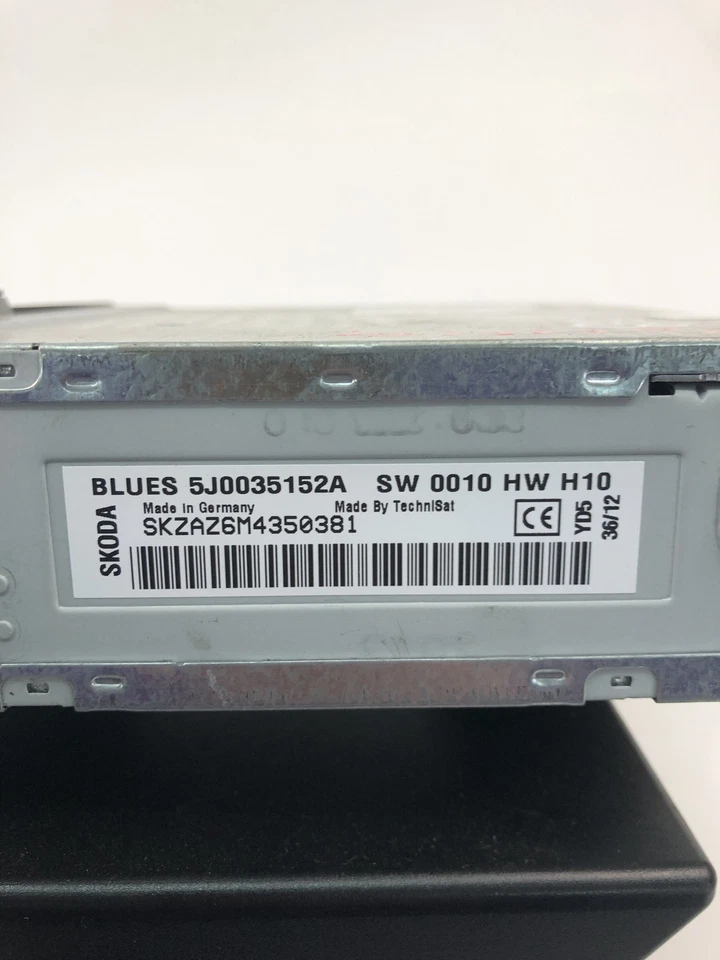 SKODA FABIA II 542 Musik-Player ohne GPS 5J0035152A 2009 23831682 - Bild 4 von 4