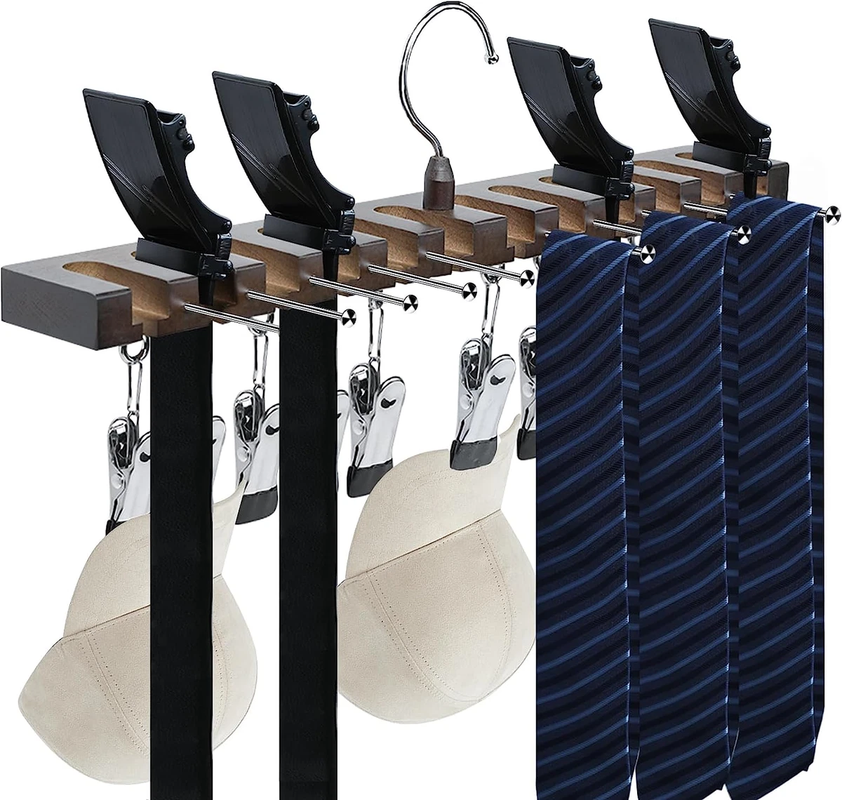Hat and online belt rack