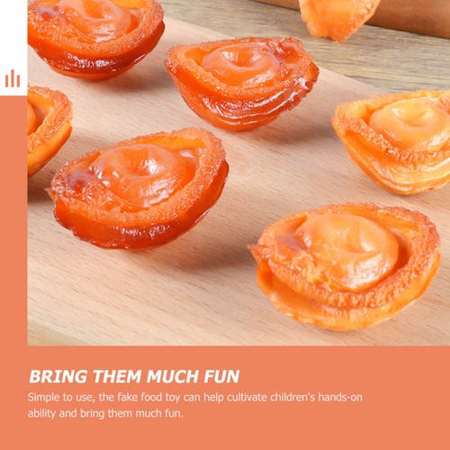 6 Pcs Modèle De Simulation D'ormeau Enfant Tout-petit Jouer À Manger - Zdjęcie 4 z 12
