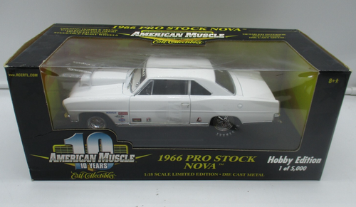 Ertl 1:18 Diecast 1966 PRO STOCK NOVA (White) MIB/NEW LE 1 of 5000