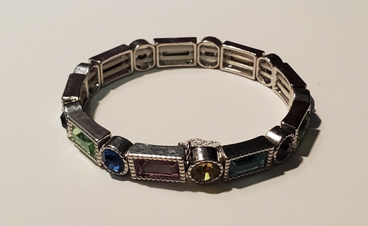 Off Park Collection Multicolor Stone Crystal Stre… - image 2