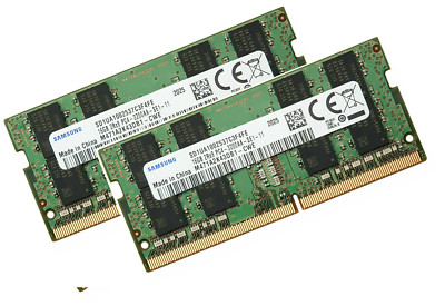 2x 16GB 32GB RAM DDR4 3200 Mhz PC4-3200AA für Dell Alienware X17 R1; M17
