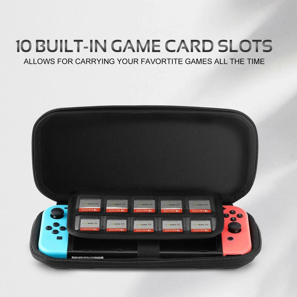 Mumba For Nintendo Switch Console Travel Carrying Case Ultra Slim Hard Shell Bag - Image 2 of 4