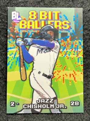 2023 Topps Big League - 8-Bit Ballers Card #8B-12 Jazz Chisholm - Insert