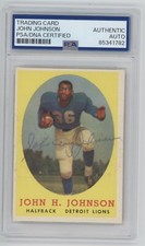 1958 Topps John Henry Johnson Signed Autographed PSA/DNA Detroit Lions