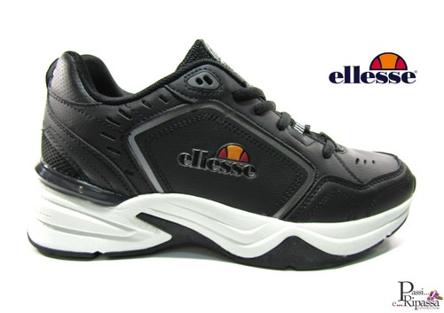 SCARPE SNEAKERS RUNNING DA UOMO IN ECO PELLE CON LACCI NERO | Passi e  Ripassa