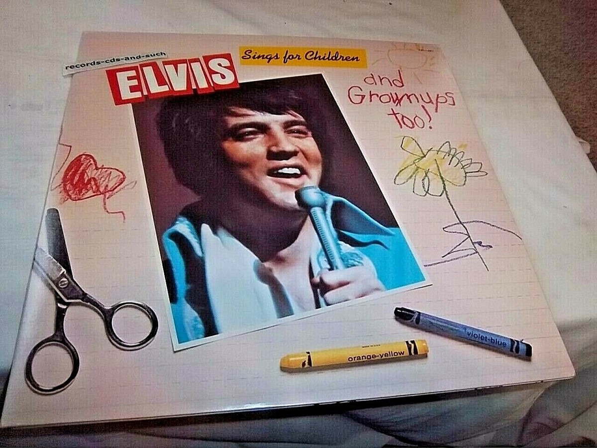 ELVIS PRESLEY-SINGS FOR CHILDREN WITH GREETING CARD NM/NM VINYL RECORD ALBUM  LP | eBay