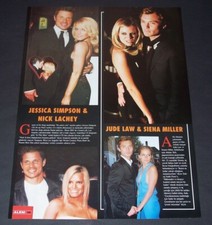 JESSICA SIMPSON -NICK LACHEY -SIENNA MILLER -JUDE LAW Turkish Mag CLIPPING 47603