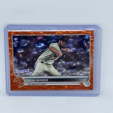 2022 Series 2 Base Orange Foil #494 Alex Wood /299 - San Francisco Giants