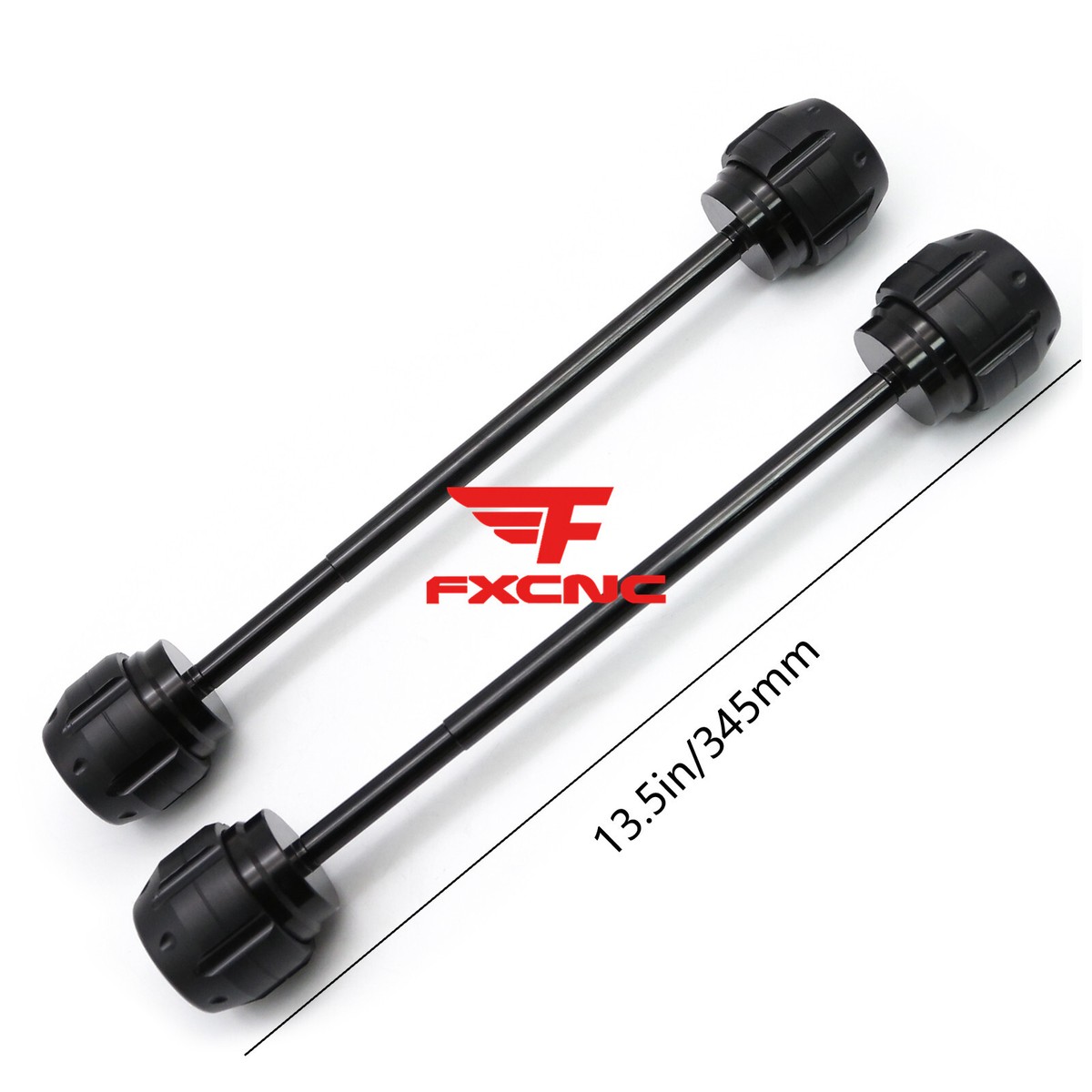 For Ninja ZX-6R ZX6R 2009-2022 Front Rear Axle Fork Crash Sliders