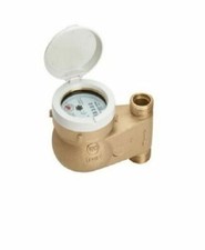 Steigrohr Hauswasserzähler kalt 3/4" 105mm QN 2,5 Wasseruhr Zähler geeicht 2026.