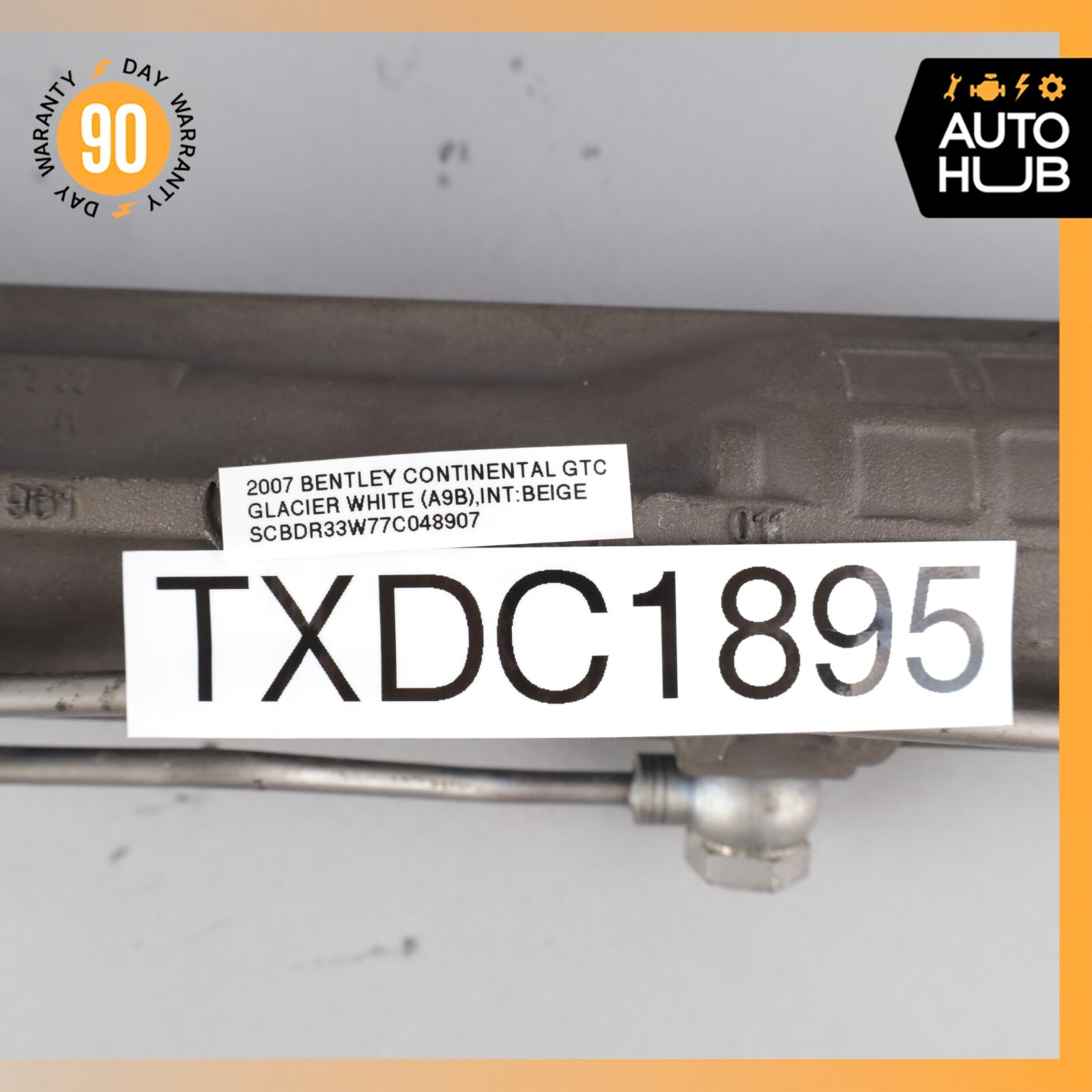 03-11 Bentley Continental GTC GT Power Steering Rack 3W1422071B OEM 60k