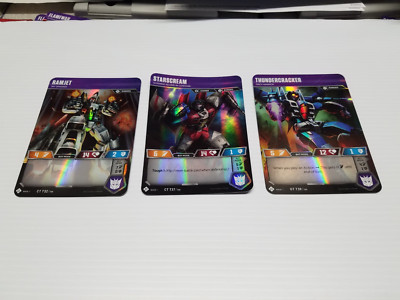 Transformers Trading Card Game TCG WOTC Seekers Ramjet Starscream Thundercracker