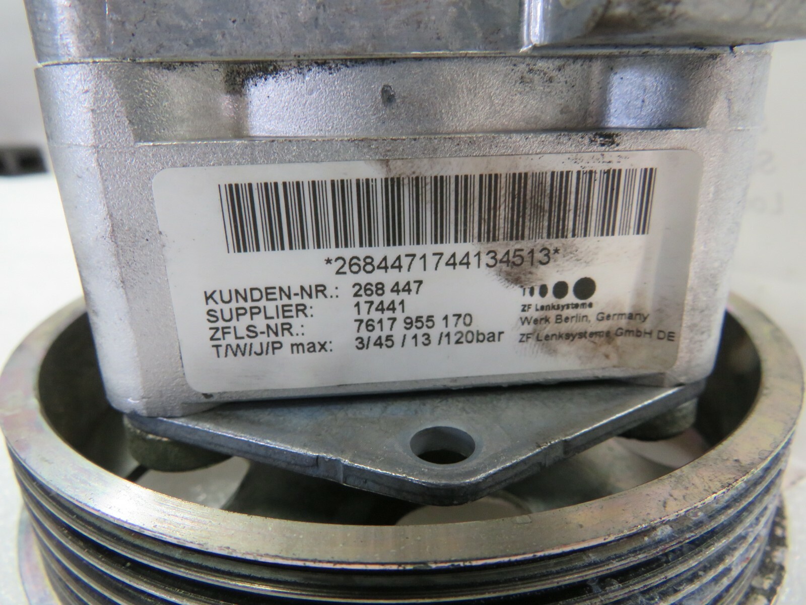 Maserati Ghibli, Power Steering Pump/Motor, Used, P/N 268447