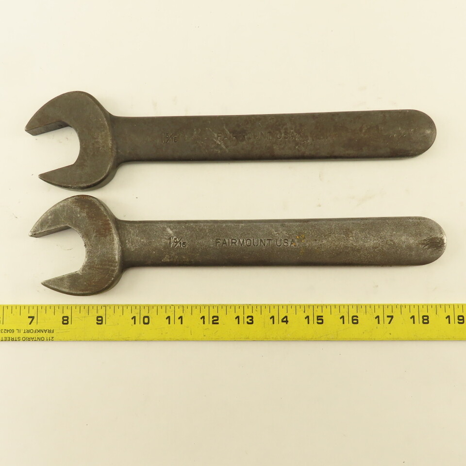 Fairmount 8A Single Head Open End Wrench 15/16" Made In USA Lot of 2