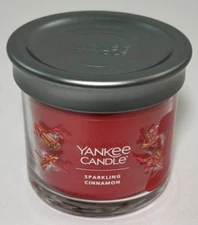 Yankee Candle Sparkling Cinnamon Signature SMALL Tumbler Candle 4.3 oz.
