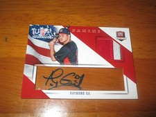 RAYMOND GIL RAY 2015 Panini USA Baseball GU PATCH Autograph #42/49 AUTO