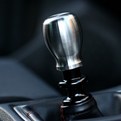 SSCO BRUSHED SILVER SC SERIES 590 GRAMS WEIGHTED SHIFT KNOB SHIFTER COLLAR