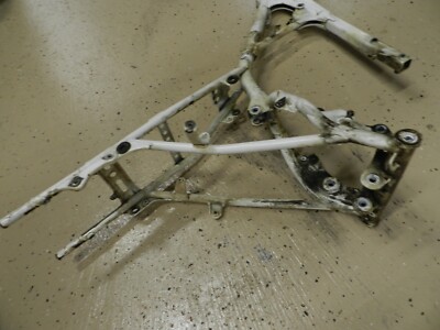 1997 Honda XR100R XR 100 Chassis Main Frame Sub Frame White 1997 Honda XR100R XR 100 Chassis Main Frame Sub Frame White
